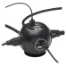 Tripp Lite 3-Outlet Spherical Surge Protector, 4 USB Ports (4.8A Shared) - 6-ft. (1.83 m) Cord, 5-15P Plug, 540 Joules, Black