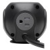 Tripp Lite 3-Outlet Spherical Surge Protector, 4 USB Ports (4.8A Shared) - 6-ft. (1.83 m) Cord, 5-15P Plug, 540 Joules, Black