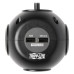 Tripp Lite 3-Outlet Spherical Surge Protector, 4 USB Ports (4.8A Shared) - 6-ft. (1.83 m) Cord, 5-15P Plug, 540 Joules, Black