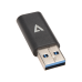 V7 V7USB3AC USB cable USB 3.2 Gen 1 (3.1 Gen 1) USB A USB C Black