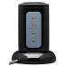 Tripp Lite TLP606UCTOWER surge protector Black, Grey 6 AC outlet(s) 120 V 2.44 m