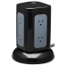 Tripp Lite TLP606UCTOWER surge protector Black, Grey 6 AC outlet(s) 120 V 2.44 m