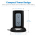 Tripp Lite TLP606UCTOWER surge protector Black, Grey 6 AC outlet(s) 120 V 2.44 m