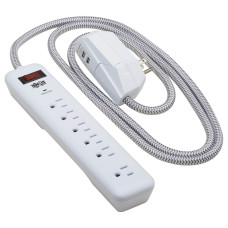Tripp Lite TLP616USB surge protector White 7 AC outlet(s) 120 V 1.83 m