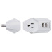 Tripp Lite TLP616USB surge protector White 7 AC outlet(s) 120 V 1.83 m