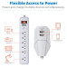 Tripp Lite TLP616USB surge protector White 7 AC outlet(s) 120 V 1.83 m