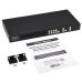 Tripp Lite B302-4HX4H-4K 4x4 HDMI Matrix Switch/Splitter with Audio Extractor, Remote Access and Multi-Resolution Support, 4K 60 Hz, HDR