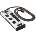 Tripp Lite 8-Outlet Surge Protector with 1 USB-A and 1 USB-C (3.9A Shared) - 8 ft. Cord, 2100 Joules, Metal Housing