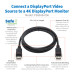 Tripp Lite P580AB-006 Safe-IT High-Speed DisplayPort Antibacterial Cable with Latching Connectors (M/M), UHD 4K 60 Hz, 6 ft. (1.83 m)