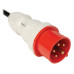 Tripp Lite PDU3XV6G20 11.5kW 3-Phase Basic PDU - 45 208-240V Outlets (36 C13, 9 C19), IEC 309 16/20A Red 360-415V Input, 6 ft. Cord, 70 in. 0U, TAA