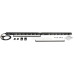 Tripp Lite 5.7kW 3-Phase Basic PDU - 42 NEMA 5-15/20R 120V Outlets, 208V L21-20P Input, 6 ft. Cord, 70 in. 0U Rack, TAA