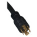 Tripp Lite 5.7kW 3-Phase Basic PDU - 42 NEMA 5-15/20R 120V Outlets, 208V L21-20P Input, 6 ft. Cord, 70 in. 0U Rack, TAA