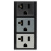 Tripp Lite 5.7kW 3-Phase Basic PDU - 42 NEMA 5-15/20R 120V Outlets, 208V L21-20P Input, 6 ft. Cord, 70 in. 0U Rack, TAA
