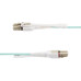 StarTech.com 450FBLCLC3PP fibre optic cable 3 m LC LOMM OM4 Aqua colour