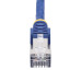 StarTech.com 10ft Blue CAT8 Ethernet Cable, Snagless RJ45, 25G/40G, 2000MHz, 100W PoE++, S/FTP, 26AWG Pure Bare Copper Wire, LSZH, Shielded Network Patch Cord w/Strain Reliefs, Fluke Channel Tested