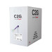 C2G 1000ft (304.8m) TAA-Compliant Cat6 Bulk Unshielded (UTP) Ethernet Network Cable with Solid Conductors-Riser CMR-Rated - Purple