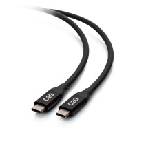 C2G 2.5ft (0.8m) USB-C® Male to USB-C Male Cable (20V 5A) - USB4® (40Gbps)