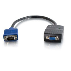C2G 29587 VGA cable 0.28 m VGA (D-Sub) Black