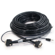 C2G 40178 video cable adapter 15.24 m VGA (D-Sub) + 3.5mm Black
