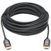 Tripp Lite P568F-15M-8K6 8K HDMI Plenum-Rated Fiber Active Optical Cable (AOC) - 8K UHD @ 60 Hz, HDR, M/M, Black, 15 m (49 ft.)