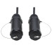 Tripp Lite P568FA-100M-WR High-Speed Armored HDMI Fiber Active Optical Cable (AOC) with Hooded Connectors and Reel - 4K @ 60 Hz, HDR, IP68, M/M, Black, 100 m (328 ft.)
