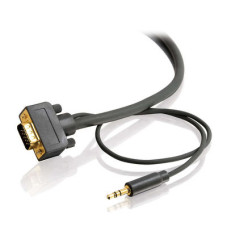 C2G 28251 video cable adapter 3.6 m VGA (D-Sub) + 3.5mm Black