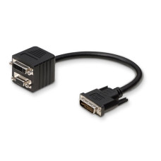 Belkin F2E7901-01-DV video cable adapter 0.30 m DVI-I VGA, DVI-I Black