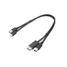 Lenovo 4X91D11453 USB cable 0.43 m USB 3.2 Gen 1 (3.1 Gen 1) USB A USB B Black