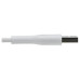 Tripp Lite M100AB-01M-WH Safe-IT USB-A to Lightning Sync/Charge Antibacterial Cable (M/M), MFi Certified, White, 1 m (3.3 ft.)