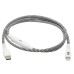 Tripp Lite M102-003-HD-SL Heavy-Duty USB-C to Lightning Sync/Charge Cable with Status LED - MFi Certified, M/M, USB 2.0, 3 ft.