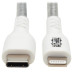 Tripp Lite M102-003-HD-SL Heavy-Duty USB-C to Lightning Sync/Charge Cable with Status LED - MFi Certified, M/M, USB 2.0, 3 ft.