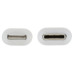 Tripp Lite M102AB-02M-WH Safe-IT USB-C to Lightning Sync/Charge Antibacterial Cable (M/M), MFi Certified, White, 2 m (6.6 ft.)
