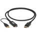 Tripp Lite P567-01M HDMI to DisplayPort Active Adapter Cable (M/M) - 4K, USB Power, Black, 1 m (3.3 ft.)
