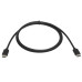 Tripp Lite U040-003-C USB-C Cable (M/M) - USB 2.0, Black, 3 ft. (0.91 m)