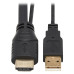 Tripp Lite B321-4X1-HDVC 4-Port Presentation Adapter, 4K 60 Hz (4:4:4) HDMI, DP, USB-C and 1080p VGA to HDMI, Built-In Cables