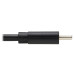 Tripp Lite U040-01M-C-RA USB-C Cable (M/M) - USB 2.0, Right-Angle Plug, Black, 1 m (3.3 ft.)