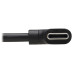 Tripp Lite U040-01M-C-RA USB-C Cable (M/M) - USB 2.0, Right-Angle Plug, Black, 1 m (3.3 ft.)