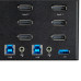 StarTech.com 2 Port Triple Monitor DisplayPort KVM Switch - 4K 60Hz UHD HDR - Desktop DP 1.2 KVM with 2 Port USB 3.0 Hub (5Gbps) & 4x USB 2.0 HID Ports, Audio - Hotkey Switching - TAA