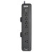 Tripp Lite Safe-IT 6-Outlet Surge Protector - 2 USB Ports, 8 ft. Cord, 5-15P Plug, 2100 Joules, Antimicrobial Protection, Black