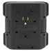 Tripp Lite Safe-IT 5-Outlet Surge Protector - USB-A/USB-C Ports, 5-15P Direct Plug-In, 1050 Joules, Antimicrobial Protection, Black