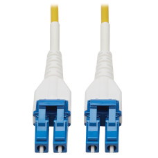 Tripp Lite N370-75M-AR 100G Duplex Singlemode 9/125 OS2 Armored Fiber Optic Cable (LC/LC Duplex M/M), LSZH, Yellow, 75 m (246 ft.)