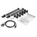 Tripp Lite 1.92kW 120V Single-Phase ATS/Monitored PDU - 16 5-15/20R Outlets, Dual L5-20P/5-20P Inputs, 12 ft. Cords, 1U, TAA