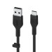 Belkin BOOST↑CHARGE Flex USB cable 2 m USB 2.0 USB A USB C Black