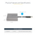 StarTech.com USB 3.0 to 4x HDMI Adapter - External Video & Graphics Card - USB Type-A to Quad HDMI Display Adapter Dongle - 1080p 60Hz - Multi Monitor USB A to HDMI Converter - Windows Only