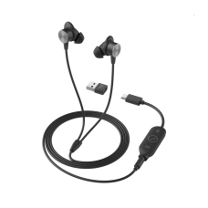 Logitech Zone Wired UC Headset In-ear Office/Call center USB Type-C Graphite