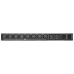 Tripp Lite PDUMH20HVATS 3.8kW 200–240V Single-Phase ATS/Local Metered PDU - 8 C13 and 2 C19 Outlets, Dual C20 Inlets, 12 ft. Cords, 1U, TAA