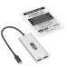 Tripp Lite MTB3-002-HD Dual-Monitor Thunderbolt 3 to HDMI Adapter (M/2xF) - 4K 60 Hz, 4:4:4, Silver