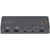 StarTech.com 2 Port Hybrid USB-A + HDMI & USB-C KVM Switch - Single 4K 60Hz HDMI 2.0 Monitor - Compact Desktop and/or Laptop HDMI KVM Switch - USB Bus Powered - Thunderbolt 3 Compatible