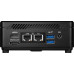MSI Cubi NUC 1M-010US Intel Core 3 100U 8 GB DDR5-SDRAM 500 GB SSD Windows 11 Pro Mini PC Black