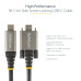 StarTech.com 3ft (1m) Side Screw Locking USB C Cable 10Gbps - USB-IF Certified USB-C Cable - USB 3.1/3.2 Gen 2 Type-C Cable - 100W (5A) Power Delivery Charging, DP Alt Mode - Dual Screw Lock - USB-C Cord Charge/Sync